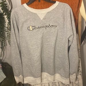 Large Gray Champion Sweatshirt